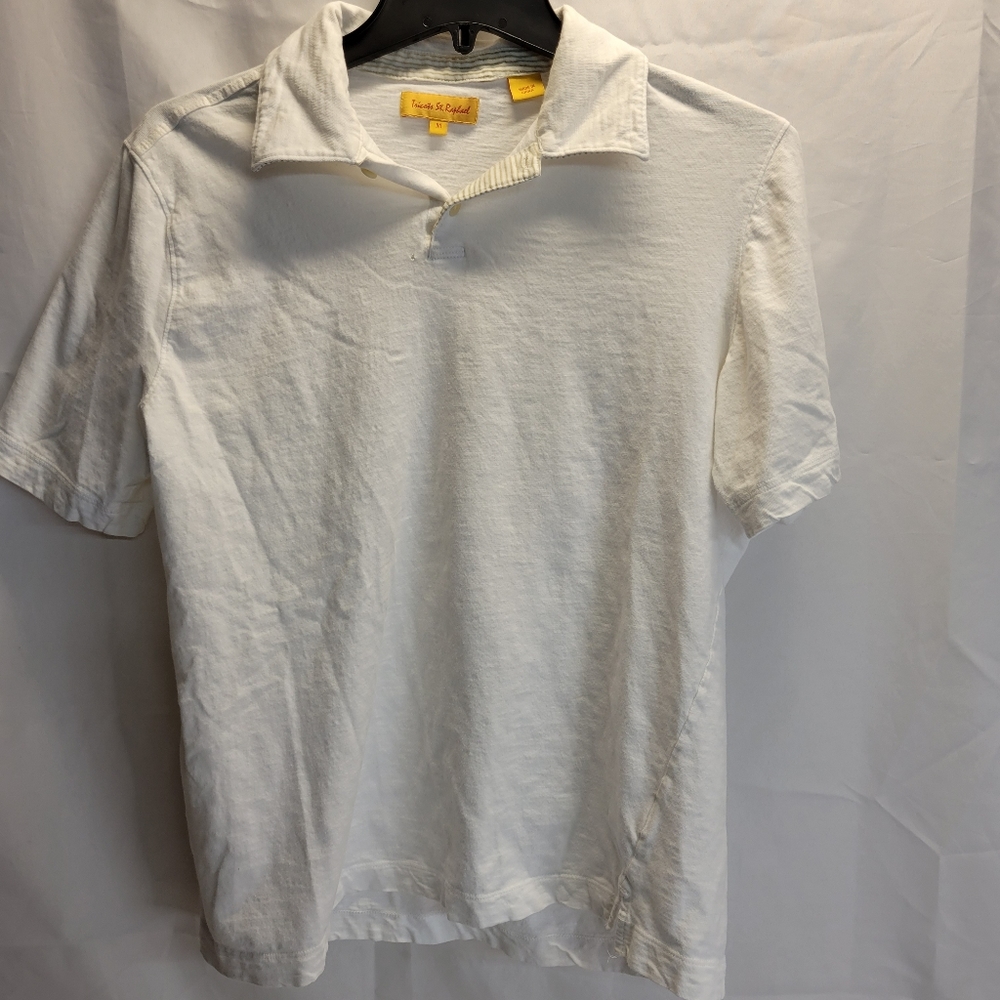 Tricots St. Raphael Short Sleeve Polo Size M